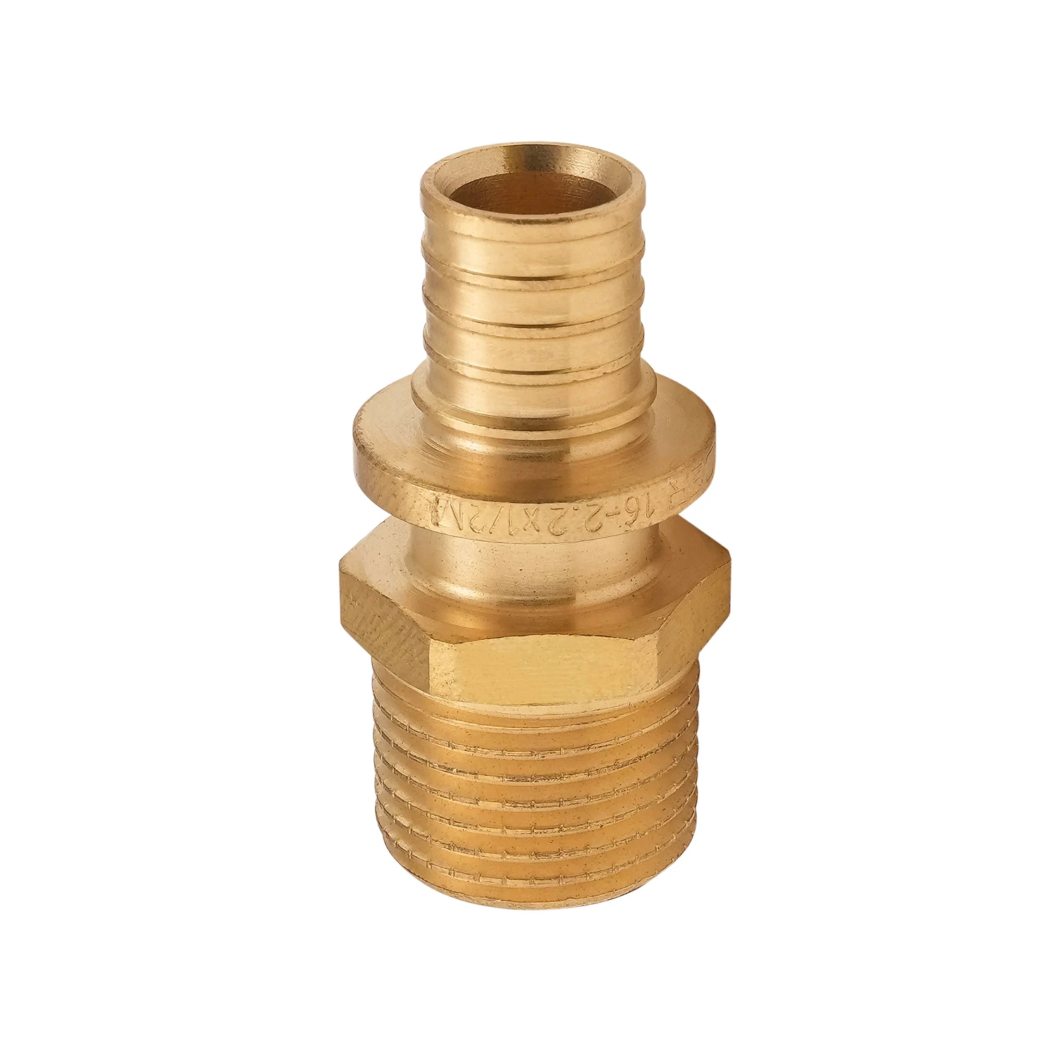 Перехідник Ніпель Koer KA.A06M-16 16(2.2mm) x 1/2" Латунь