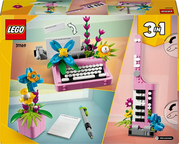 Конструктор LEGO Creator Друкарська машинка 363 деталі пластикова різнобарвна 31169