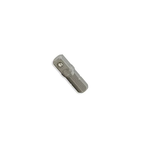 Адаптер для торцевих головок 1/4"x1/4" 25 мм металевий 6-гранний квадрат FSKA0808