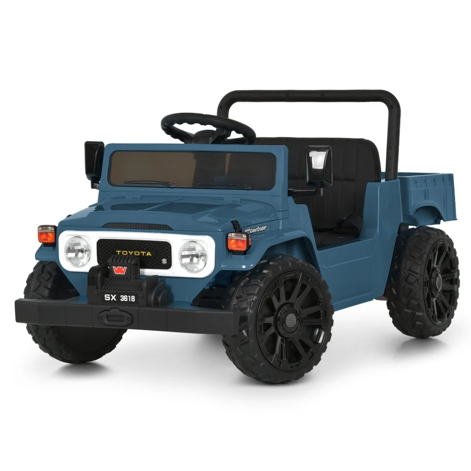 Дитячий електромобіль Джип M 6308EBLR 113x63x57 см коричневий екокожа до 50 кг