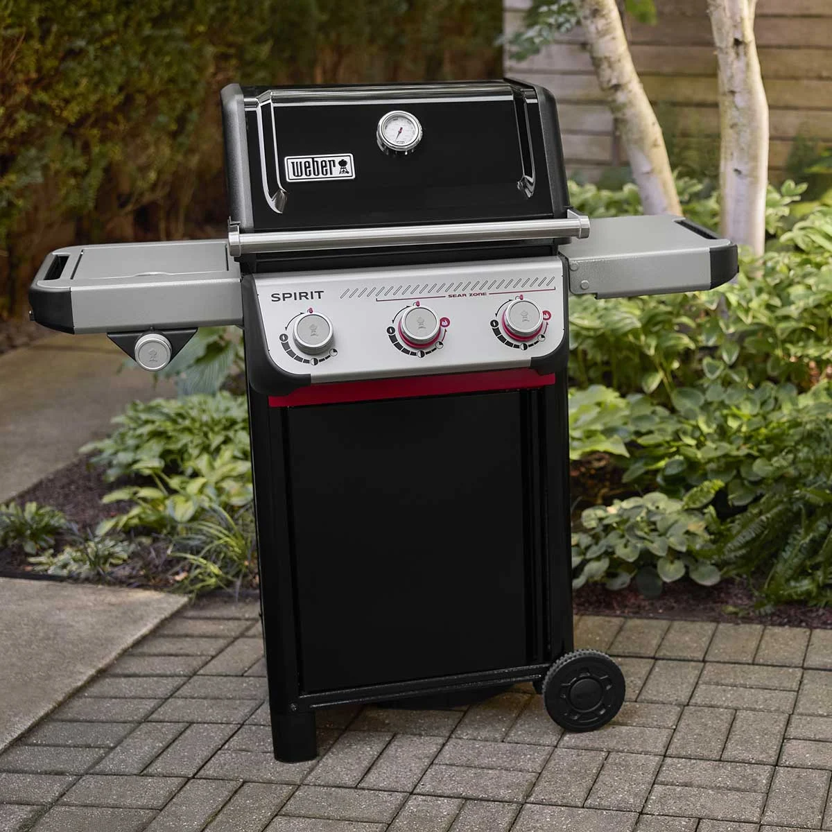 Газовий гриль Weber Spirit E-335 12,61 кВт сталь 123х67,5х117 см чорний