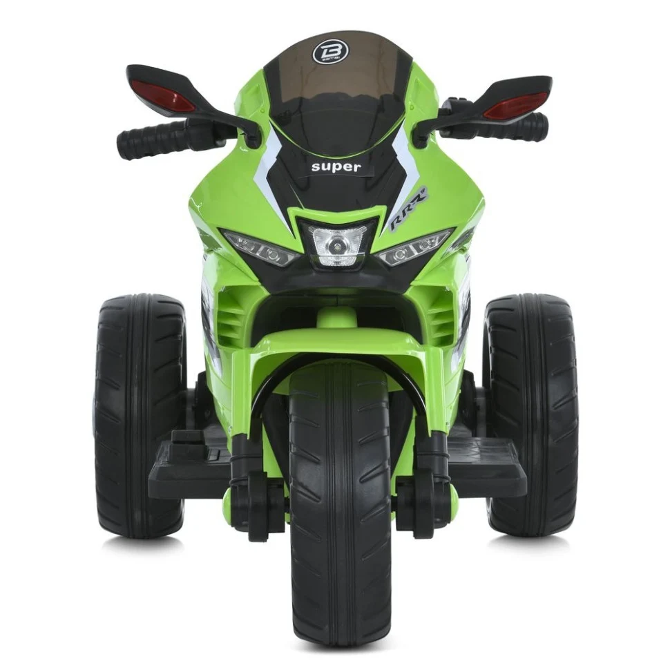 Детский электромобиль мотоцикл Bambi Racer M 6220ELR до 25 кг 92х50х57 см пластик черный