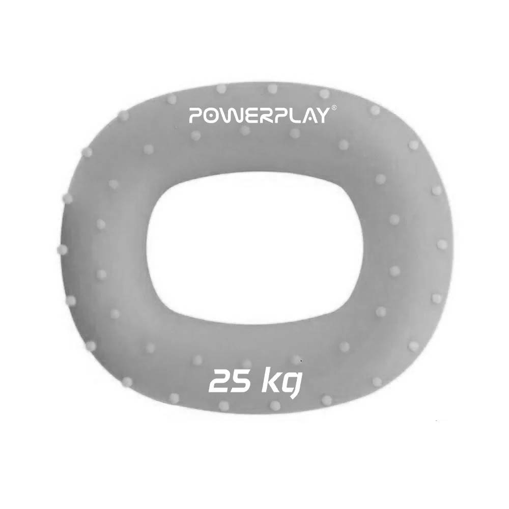 Эспандер кистевой PowerPlay PP-4337 25 кг силиконовый серый