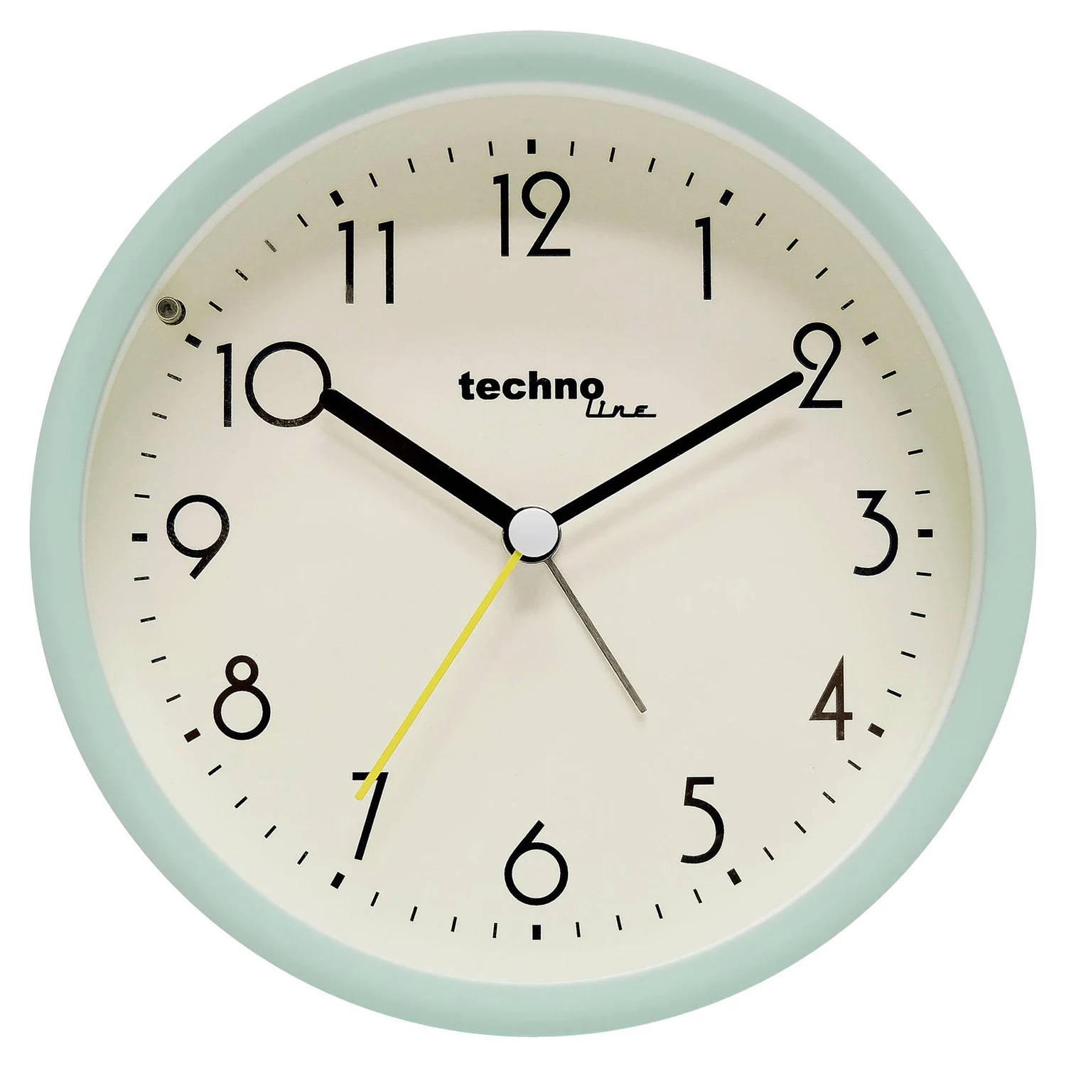 Настільний годинник Technoline R Mint 121x121x42 мм пластик м'ятний з будильником