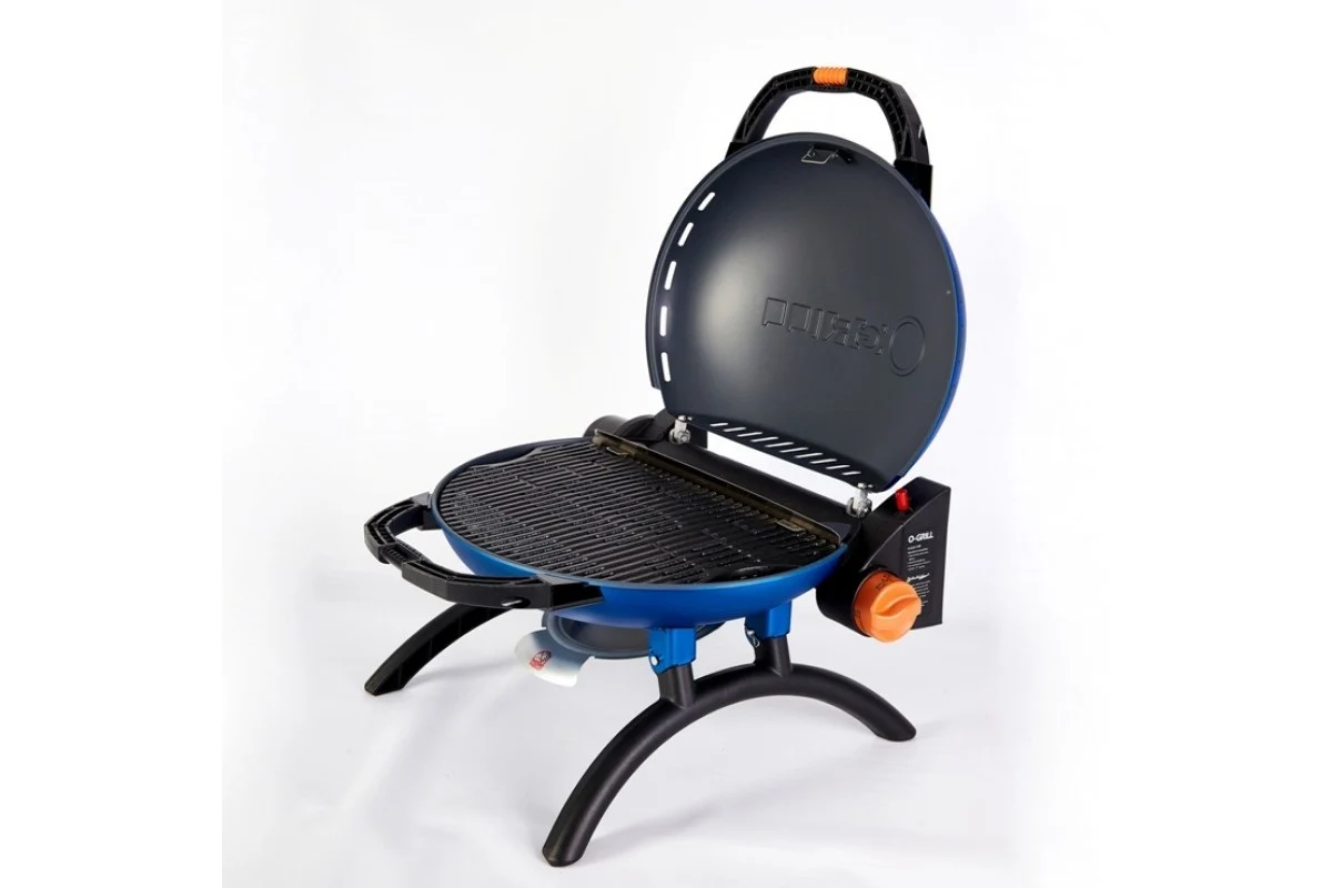 Газовий гриль портативний O-Grill 500 58,5x21,5x56,7 см металевий синій
