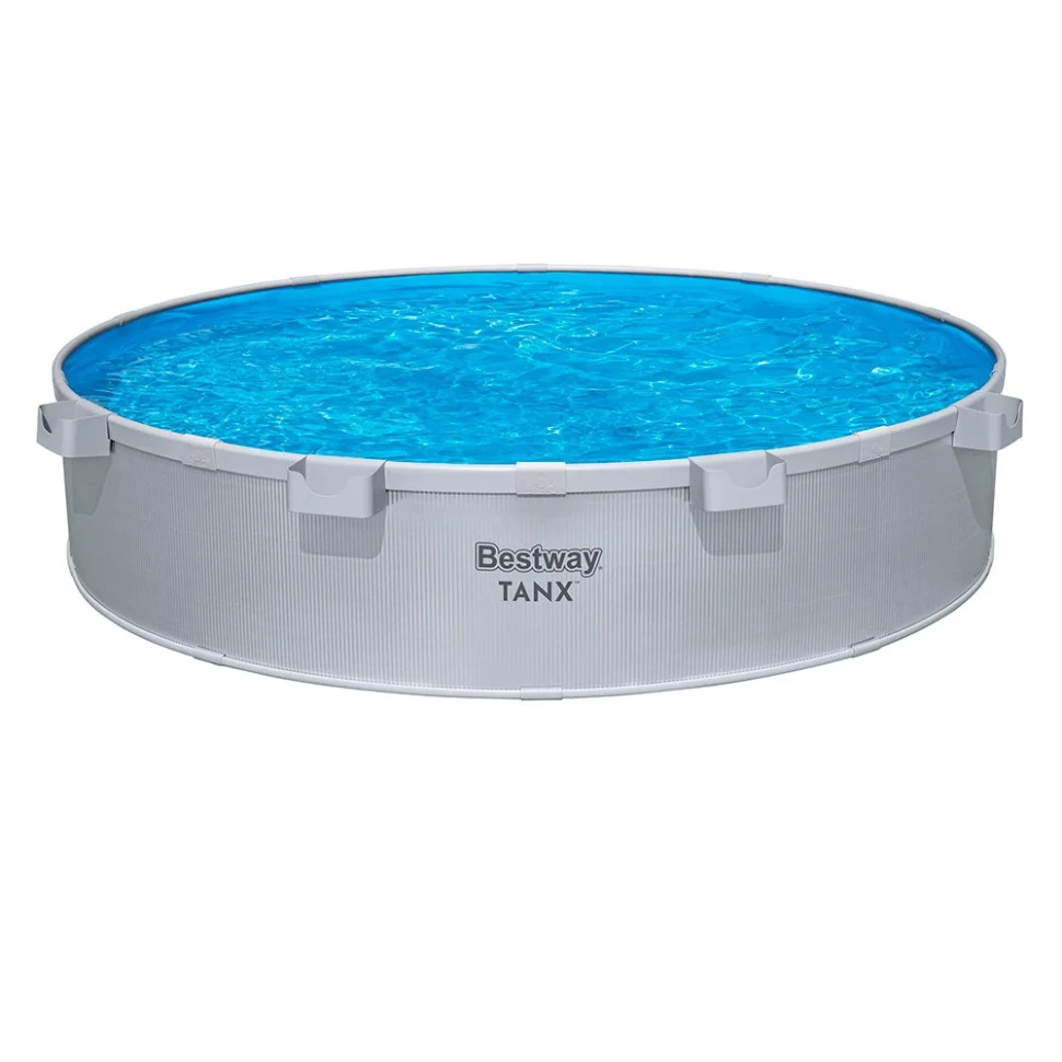 Каркасний басейн Bestway 561RW 305x61 см ПВХ сірий граніт 3790 л
