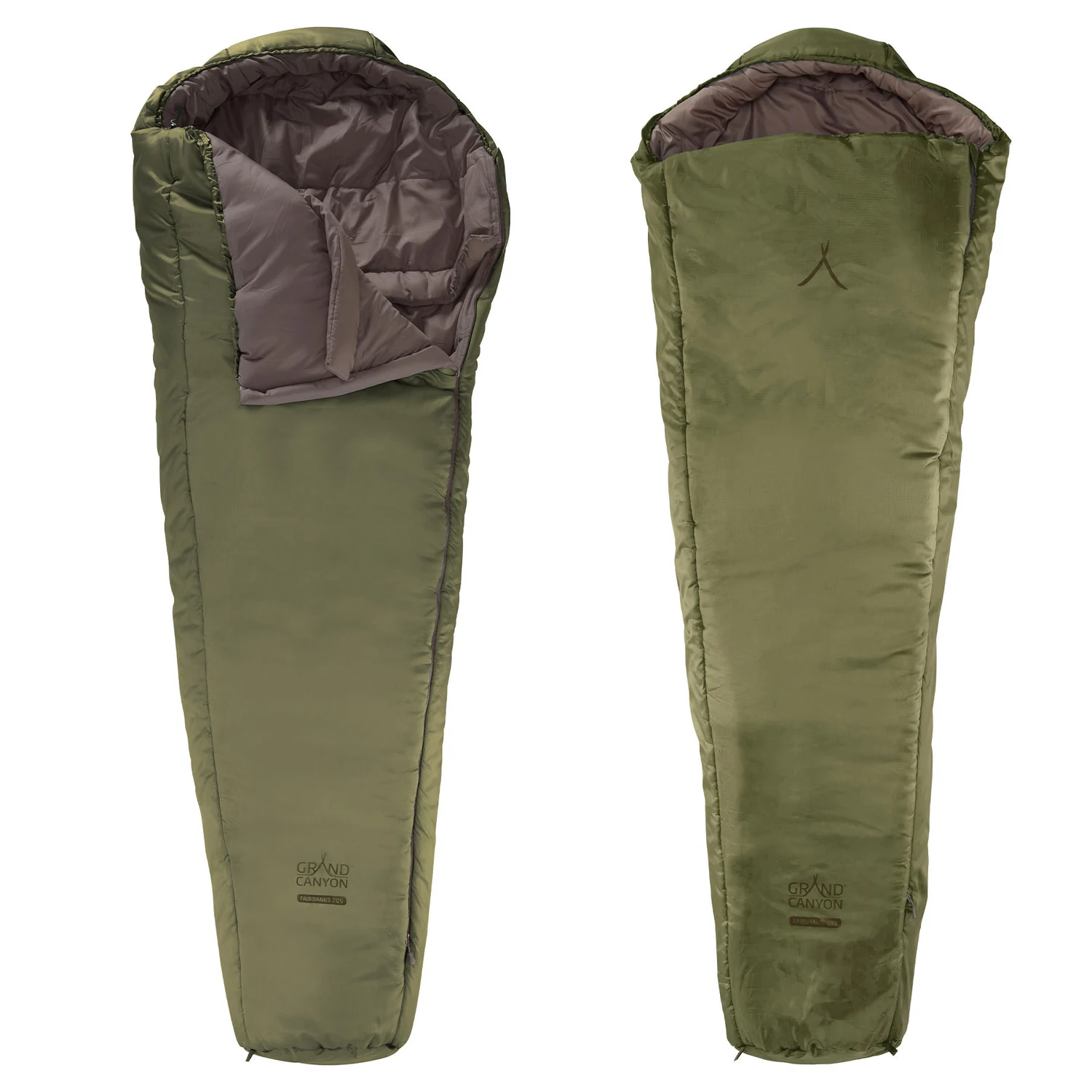 Спальний мішок Grand Canyon Fairbanks 205 -4°C Polyester Microfiber Capulet Olive