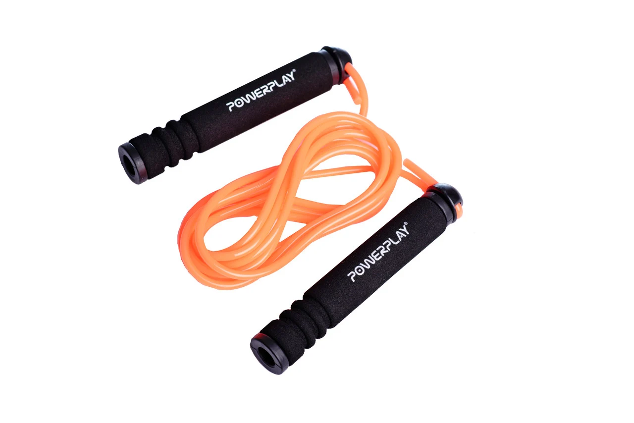 Скакалка PowerPlay 4205 Classic Plus 2,7 м ПВХ Помаранчева