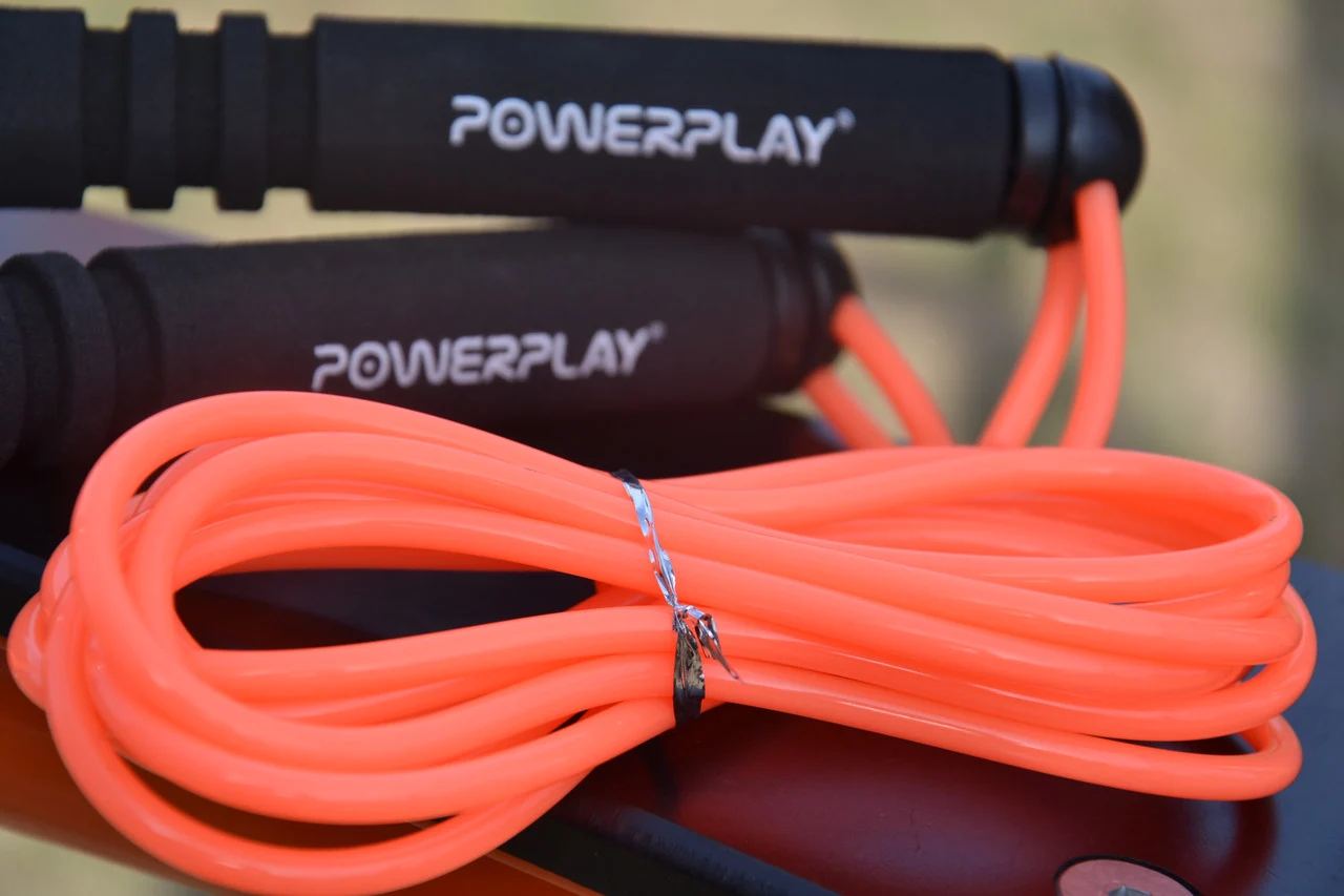 Скакалка PowerPlay 4205 Classic Plus 2,7 м ПВХ Помаранчева