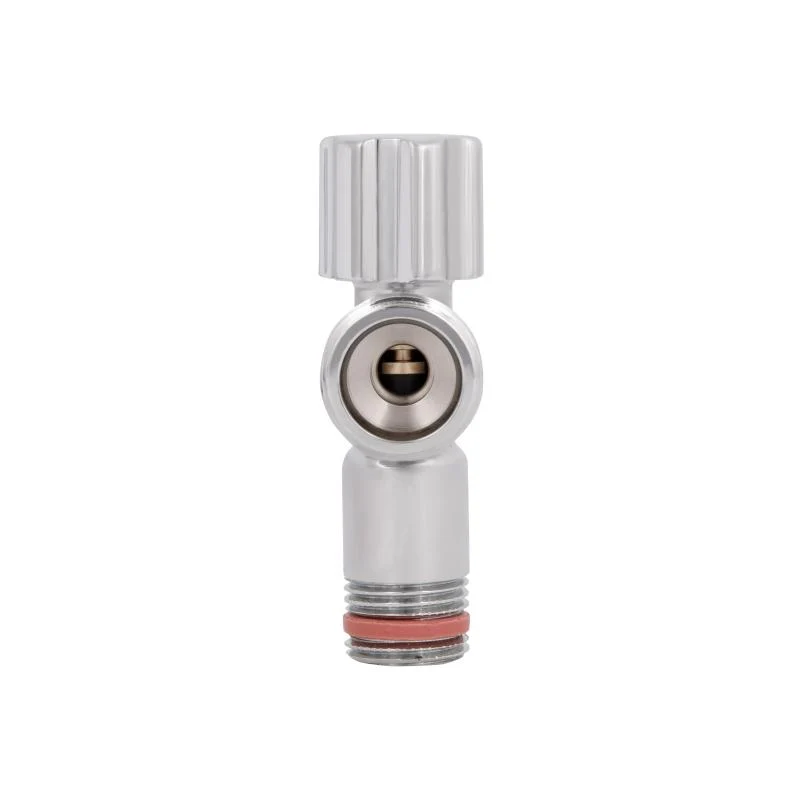 Кран кутовий Thermo Alliance Forte 1/2"З×3/4"З хром Міцні матеріали