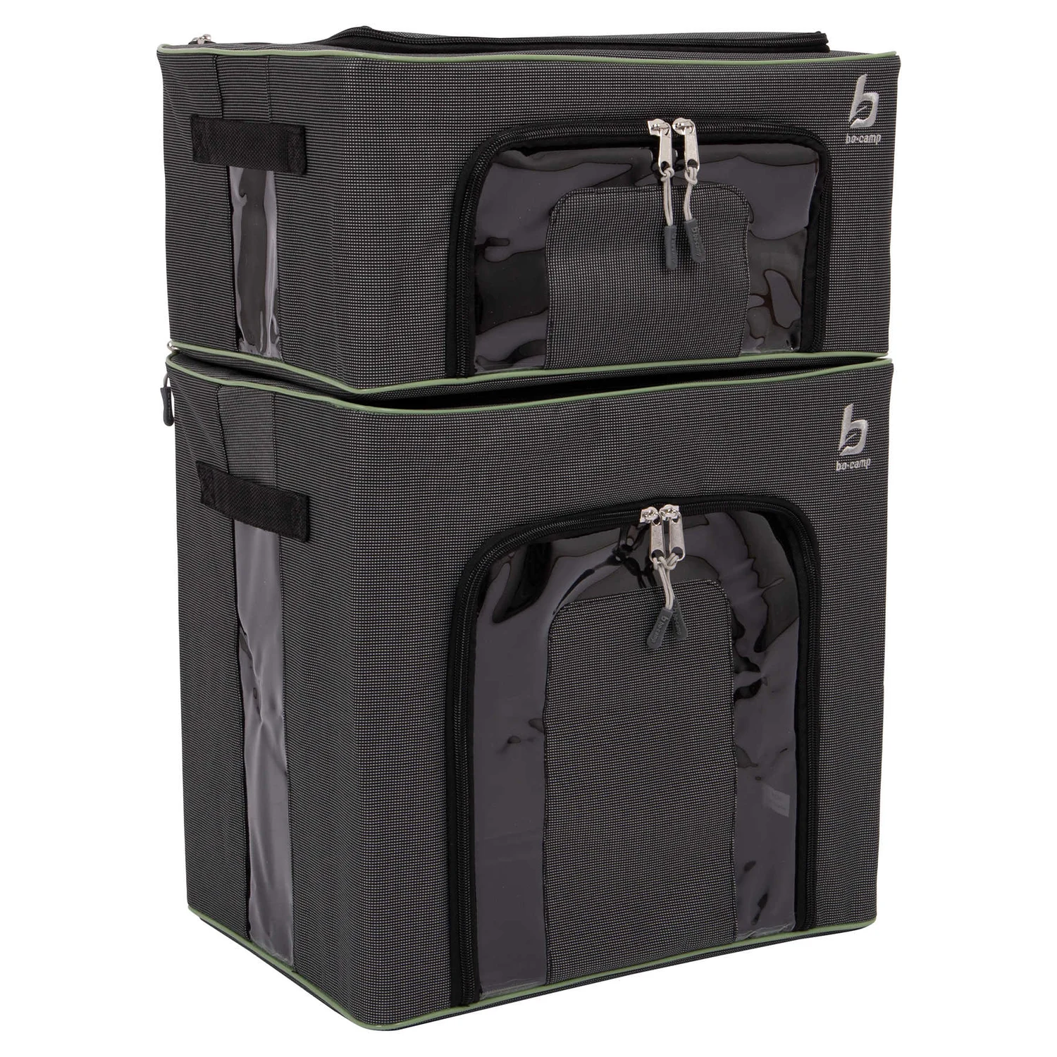 Набір боксов-органайзерів Bo-Camp Box Set M+L Oxford Polyester 600D 38x28x35 см Anthracite