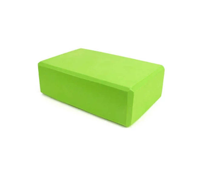 Блок для йоги MS 0858-2 23х15,5х7,5 см EVA зелений