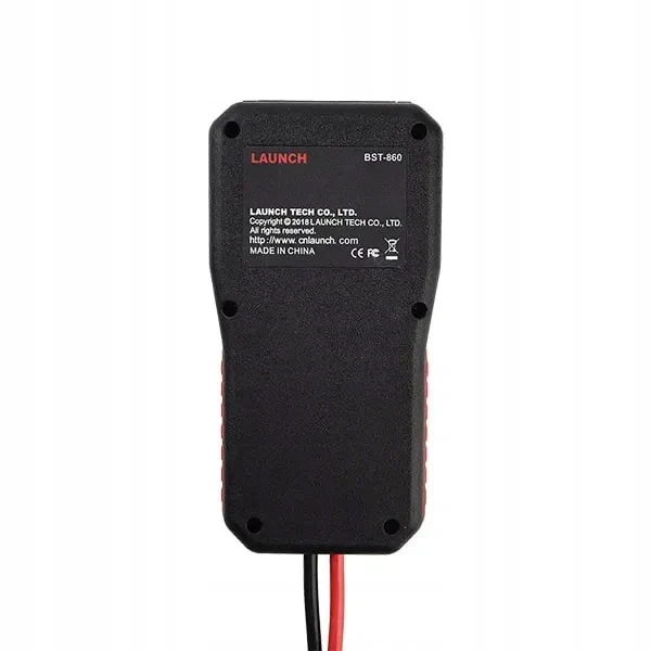 Тестер акумуляторів LAUNCH BST-860 12В з вбудованим принтером LCD 188х95х41 мм
