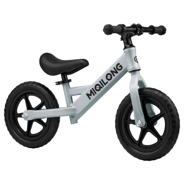 Біговел Miqilong HP 12" оливковий алюмінієвий 53х40х82 см до 1.2 років