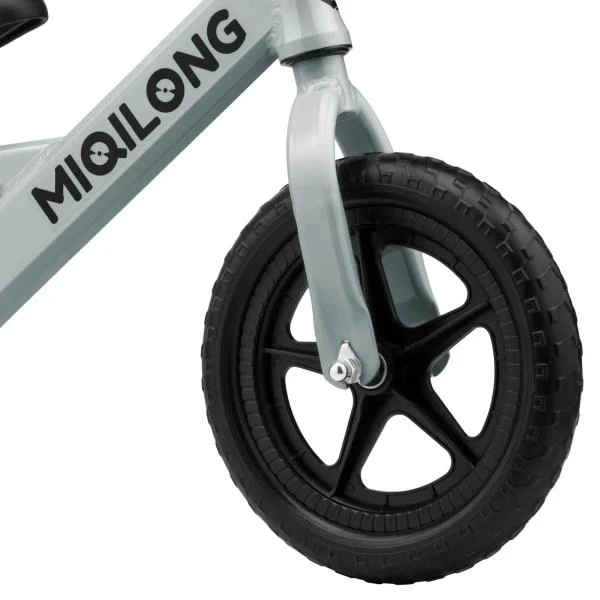 Біговел Miqilong HP 12" оливковий алюмінієвий 53х40х82 см до 1.2 років