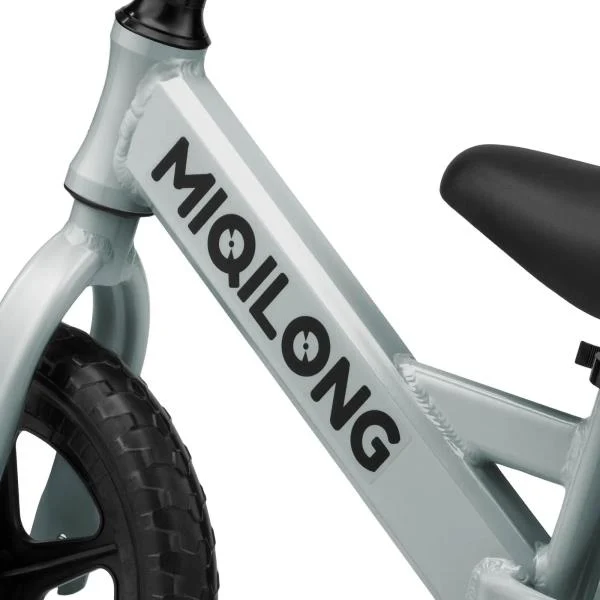 Біговел Miqilong HP 12" оливковий алюмінієвий 53х40х82 см до 1.2 років