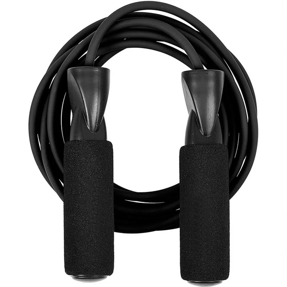 Скакалка універсальна TI-R-5102 з підшипниками PVC 3 м чорна