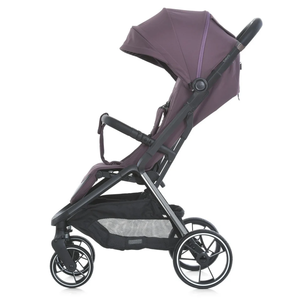 Прогулянкова коляска BEYA ME 1127-B 84x54,5x104 см алюміній Vintage Plum
