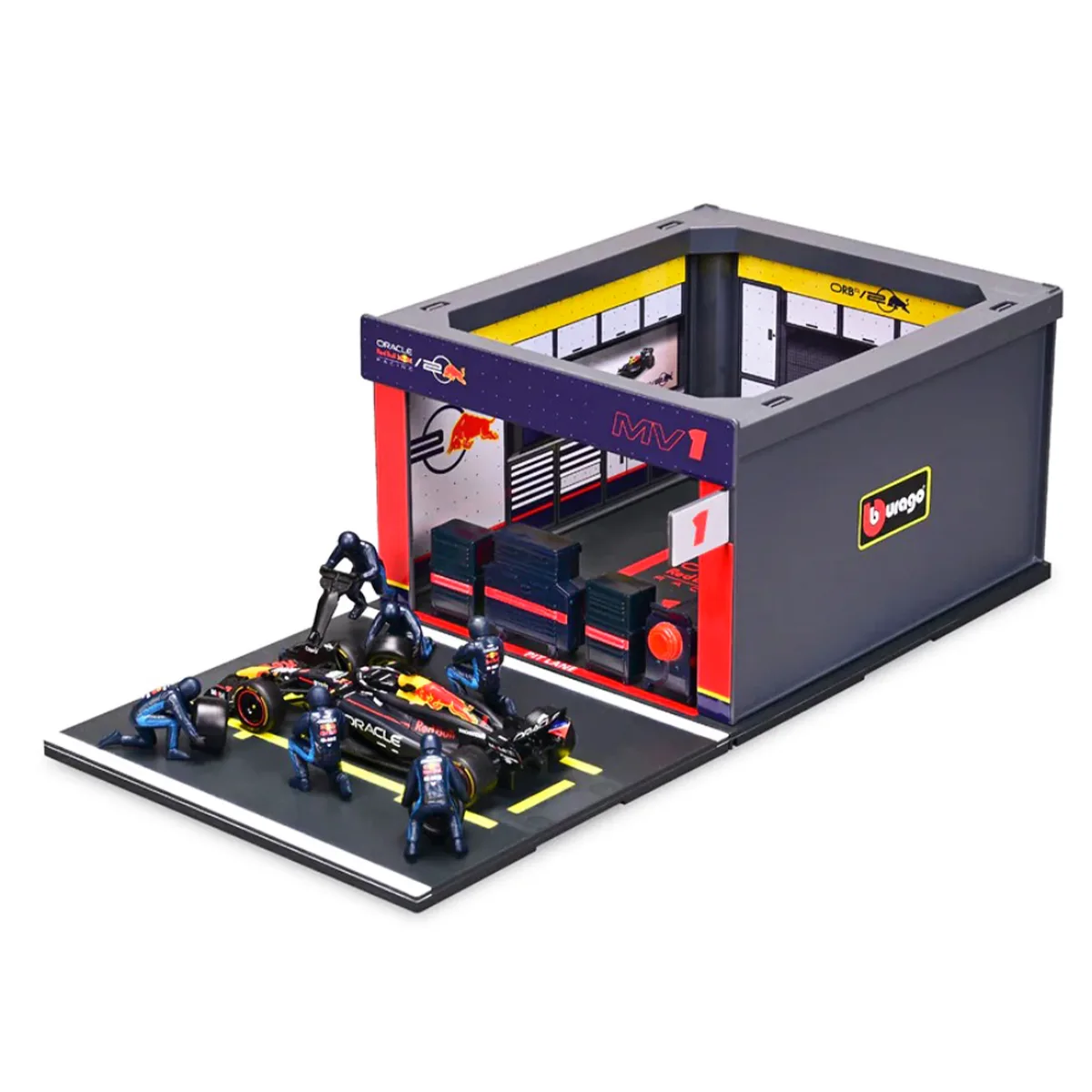 Игровой набор Bburago пластик металл 33 05х16х11 05 см Red Bull Racing