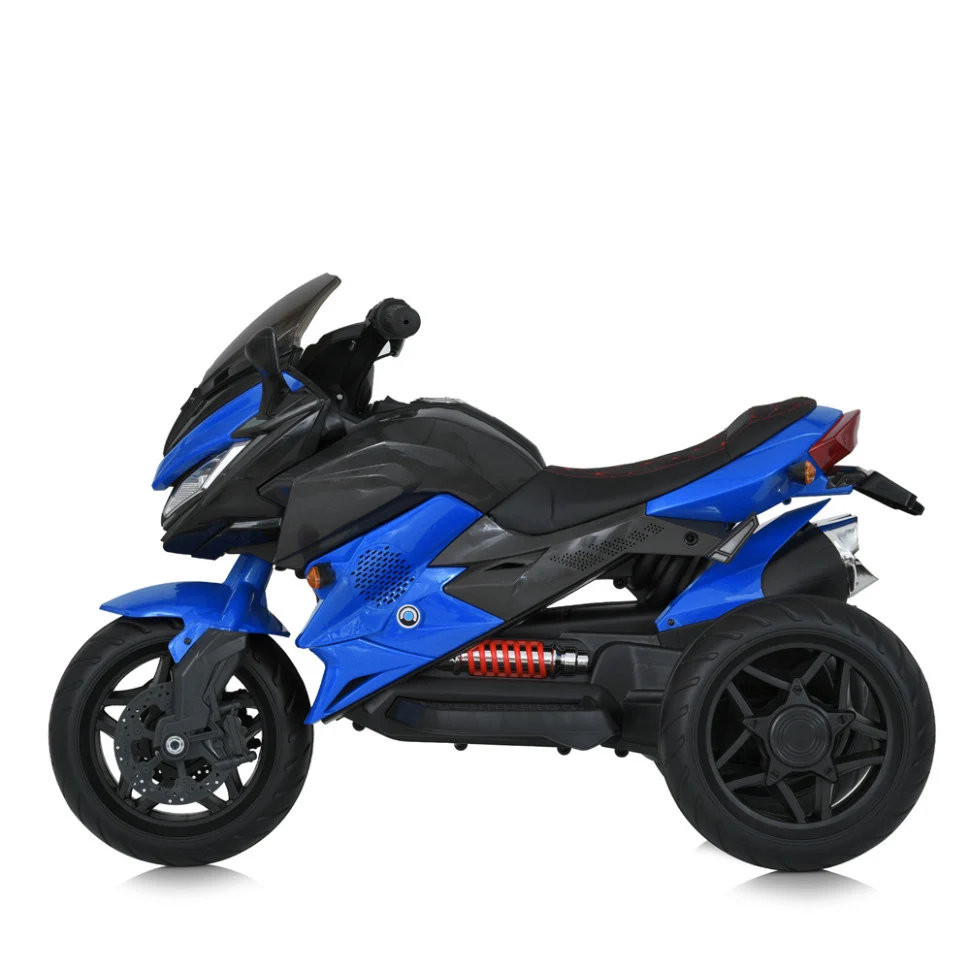 Дитячий електромотоцикл Bambi Racer M 4274ELR 12V 9Ah екокожа 108x57x76 см