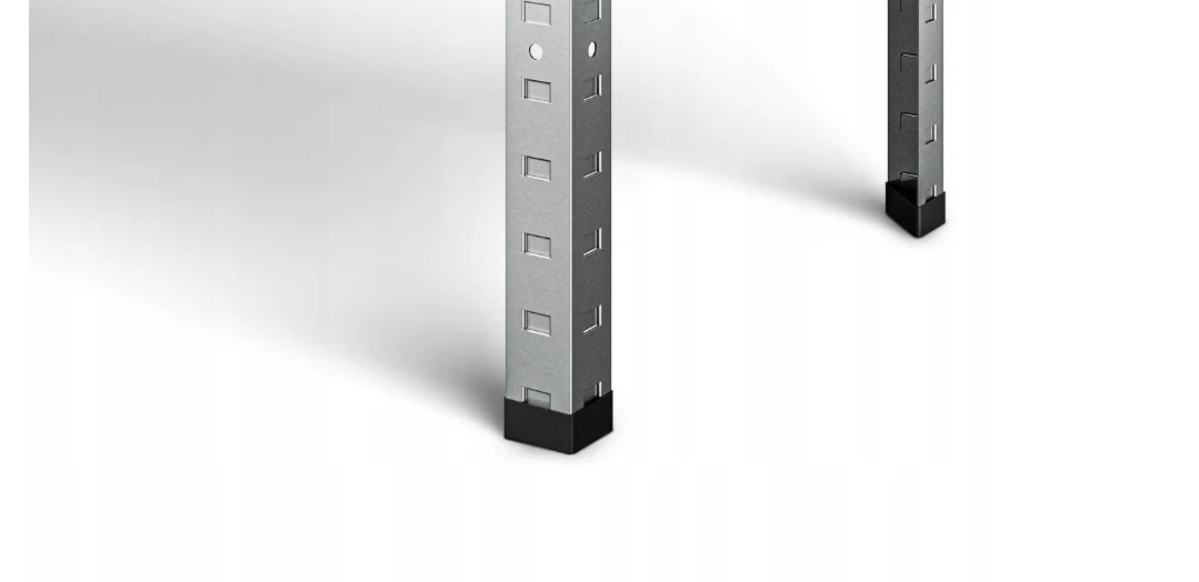 Стеллаж LEOBRO Premium 200х90х40 см сталь 5 полок чорний