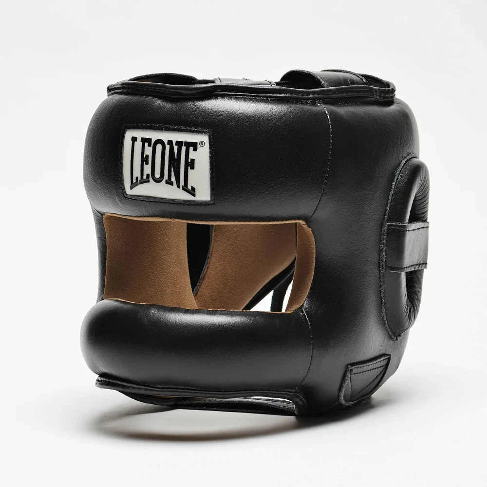 Боксерський шолом CS425 Protection з бампером 100% PU/PVC чорний L