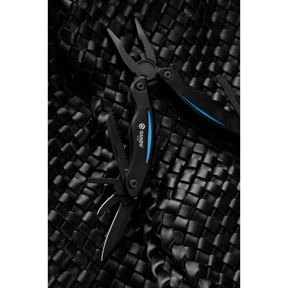 Мультитул Ganzo G109-BL нержавіюча сталь 440С 280 г синій