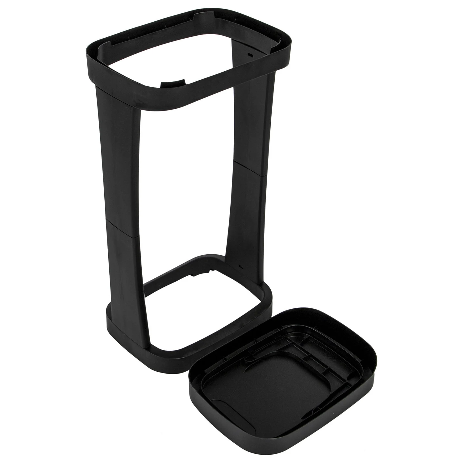Кошик для сміття складний Bo-Camp Flip Lid 120 л пластик чорний 76х40х30 см