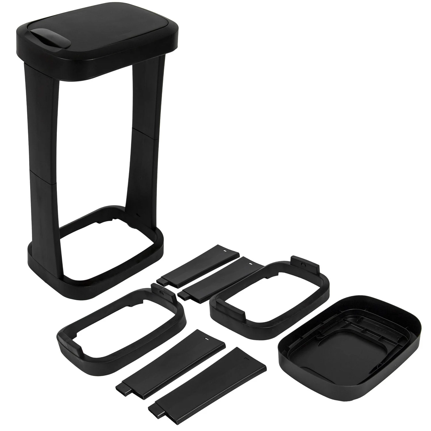 Кошик для сміття складний Bo-Camp Flip Lid 120 л пластик чорний 76х40х30 см