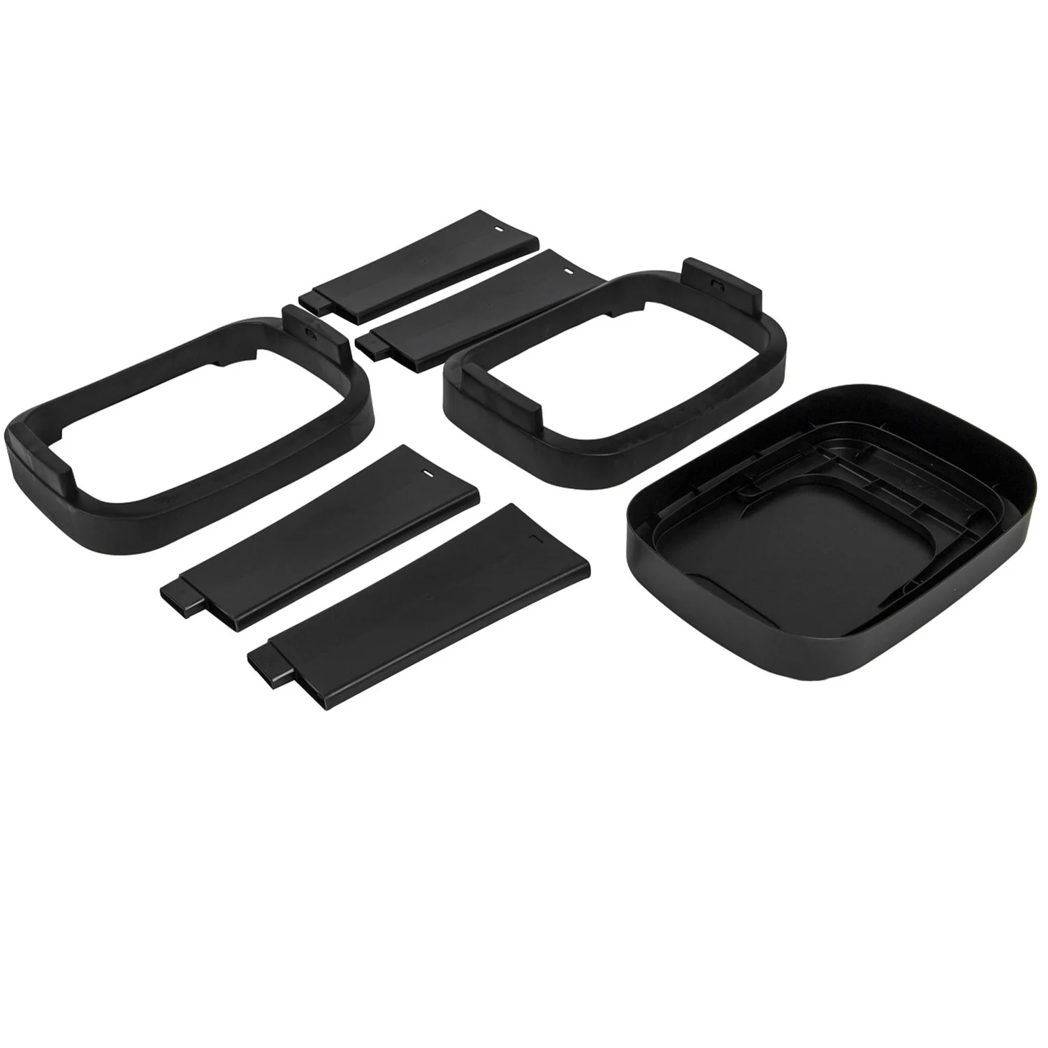 Кошик для сміття складний Bo-Camp Flip Lid 120 л пластик чорний 76х40х30 см