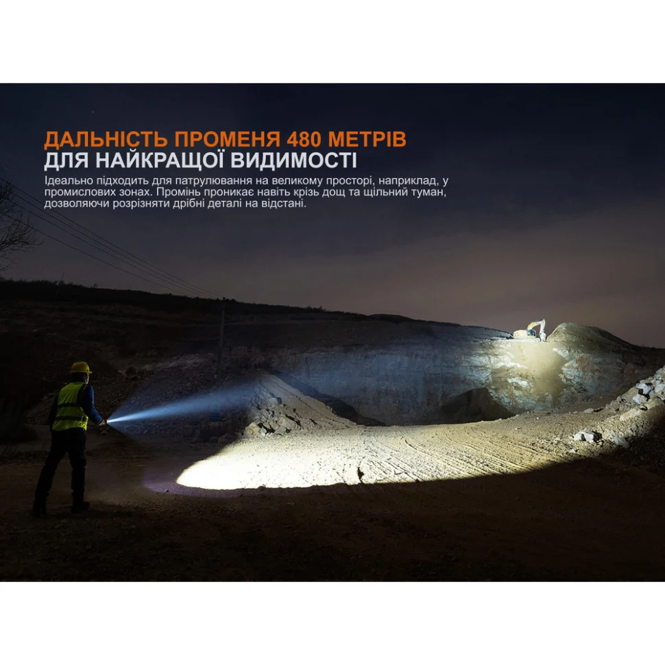 Ліхтар ручний Fenix C5 Pro 2000 лм авіаційний алюміній 137,4х34х25,4 мм чорний