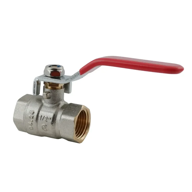 Кран кульовий Nolf NFC.611-06-1/2" латунь 1/2" червоний