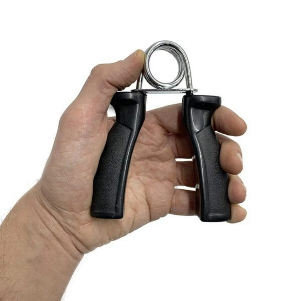 Еспандер кистевий пружинний Power Grip NE-QD-01C 35 кг метал-пластик чорний 2 шт.