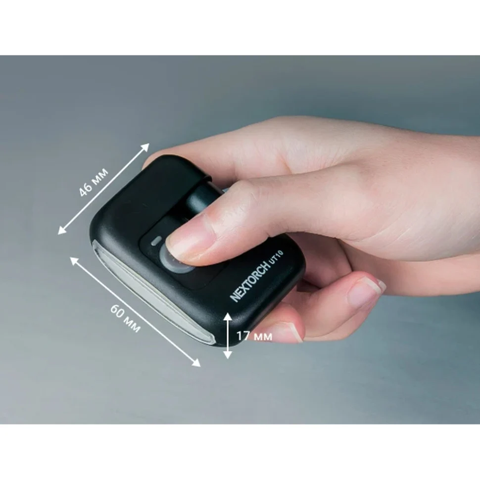 Ліхтар мультифункціональний Nextorch UT10C 170 лм USB-C пластик чорний 60x46x17 мм