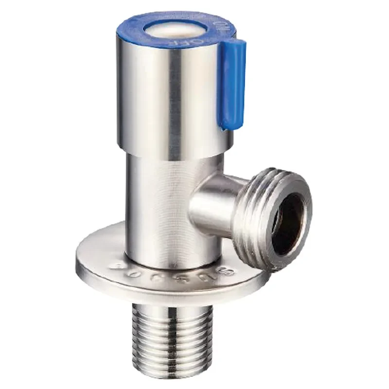 Кран для підключення сантехнічних приладів Zerix VAL-03-1/2x3/4" нержавіюча сталь SUS304 сріблястий