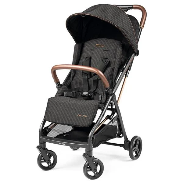 Прогулянкова коляска Peg-Perego Selfie 105х60х100 см екошкіра вишукано-коричнева