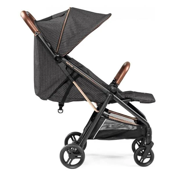 Прогулянкова коляска Peg-Perego Selfie 105х60х100 см екошкіра вишукано-коричнева