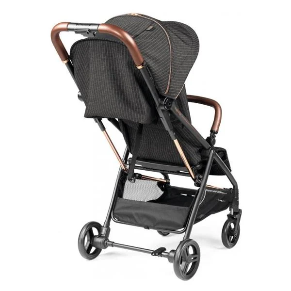 Прогулянкова коляска Peg-Perego Selfie 105х60х100 см екошкіра вишукано-коричнева