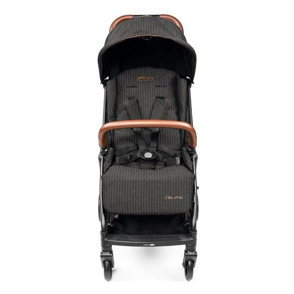 Прогулянкова коляска Peg-Perego Selfie 105х60х100 см екошкіра вишукано-коричнева