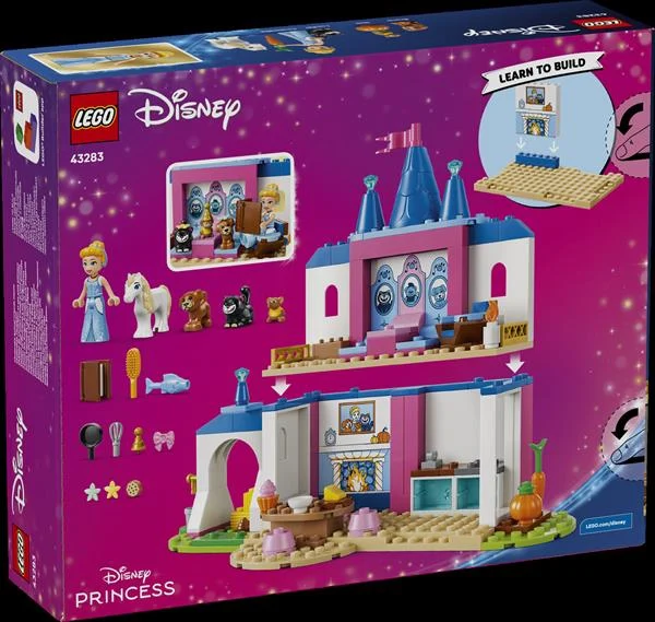 Конструктор LEGO Disney Принцеса Замок Попелюшки 149 деталей пластик різнобарвний