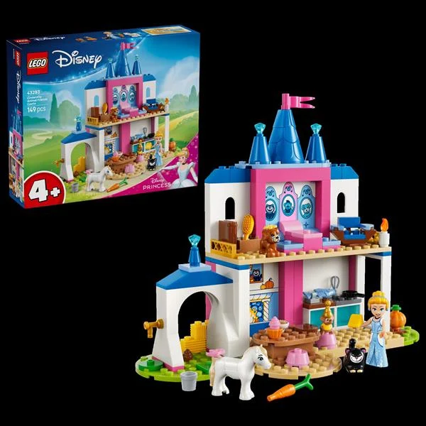 Конструктор LEGO Disney Принцеса Замок Попелюшки 149 деталей пластик різнобарвний