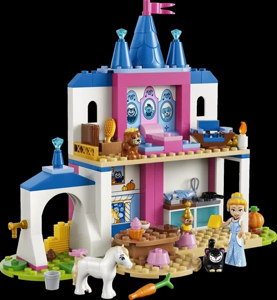 Конструктор LEGO Disney Принцеса Замок Попелюшки 149 деталей пластик різнобарвний