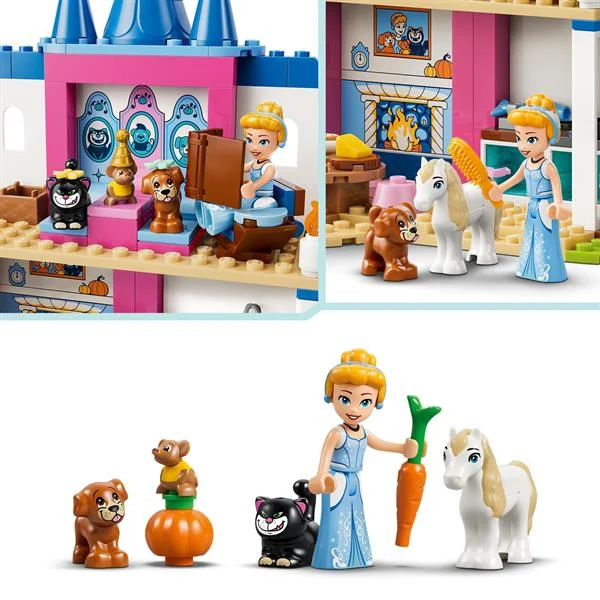 Конструктор LEGO Disney Принцеса Замок Попелюшки 149 деталей пластик різнобарвний