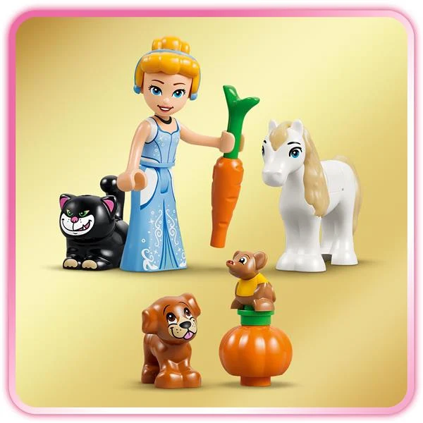 Конструктор LEGO Disney Принцеса Замок Попелюшки 149 деталей пластик різнобарвний