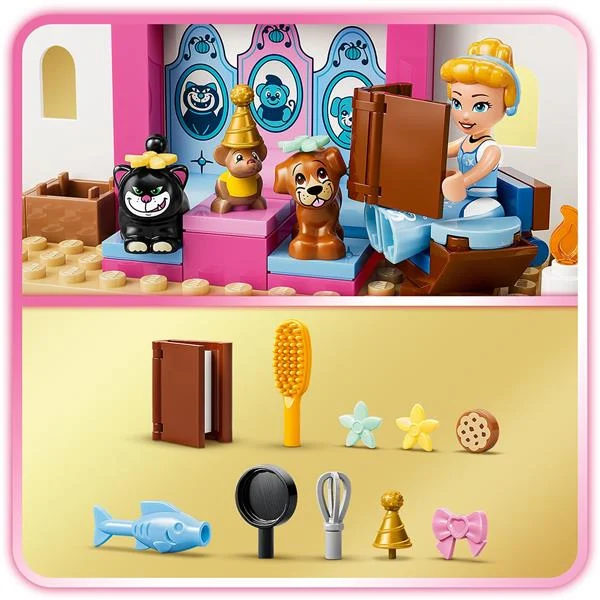 Конструктор LEGO Disney Принцеса Замок Попелюшки 149 деталей пластик різнобарвний