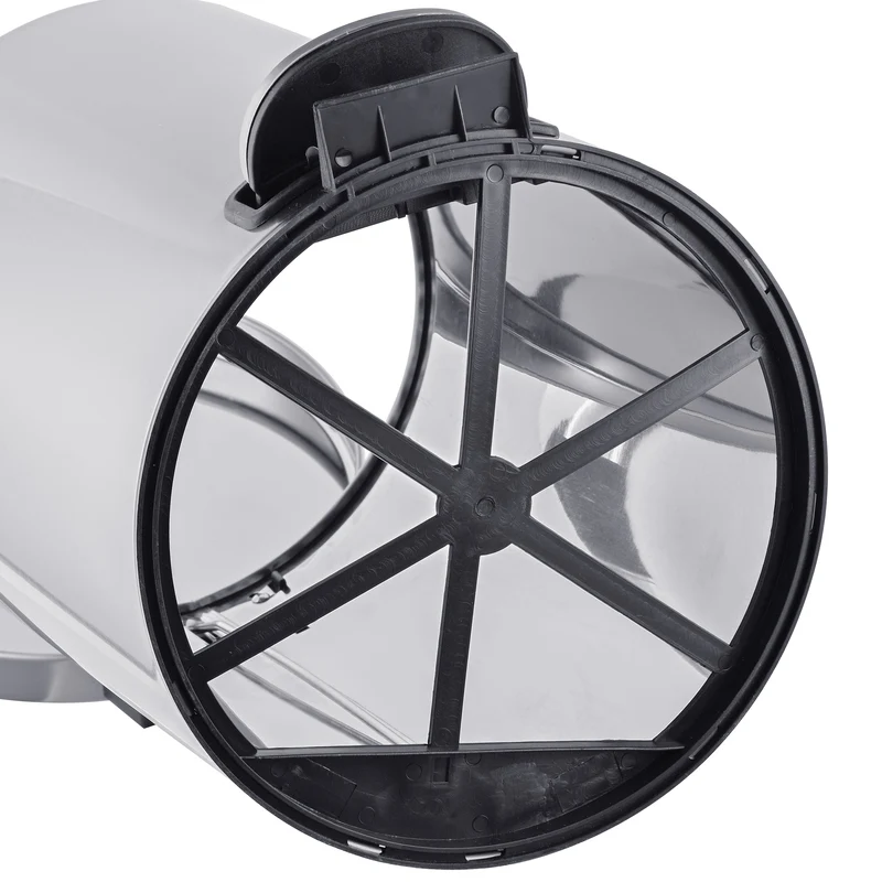 Відро для сміття Mixxus Ellipse-TC0212 з плавним закриттям нержавіюча сталь 12 л кругле