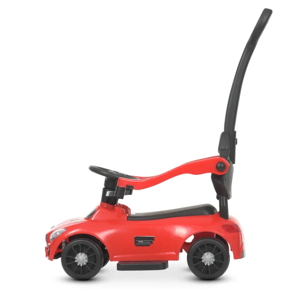 Каталка-толокар Bambi Racer M 4578-3 Червоний музичний пластик 71x31x31 см