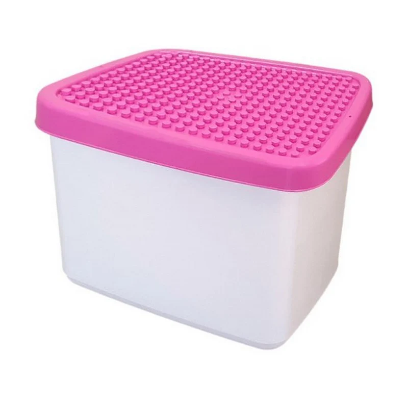 Ящик для зберігання іграшок 35х26,5х27 см пластик рожевий Doloni Toys 013890/05