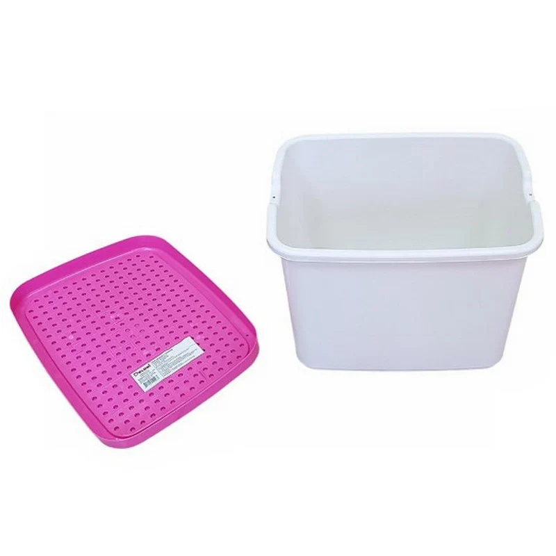 Ящик для зберігання іграшок 35х26,5х27 см пластик рожевий Doloni Toys 013890/05