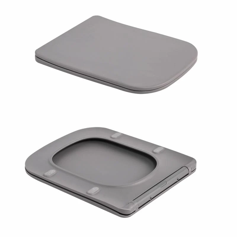 Унітаз підвісний Qtap Tern Ultra Quiet 520x345x325 мм дюропласт Stone grey Soft-close Quick Release